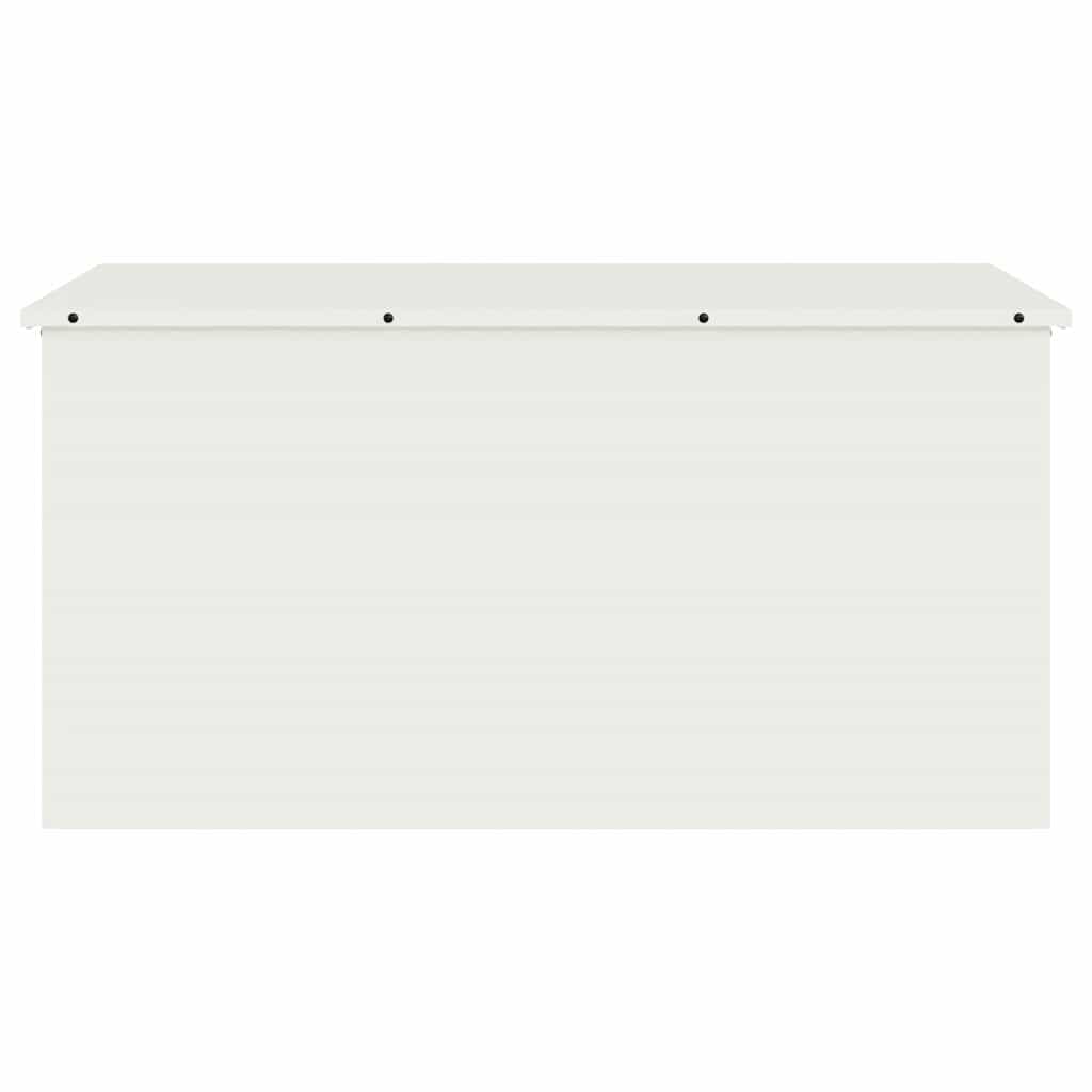 Outdoor Storage Box White 100 x 50.5 x 50 cm Steel