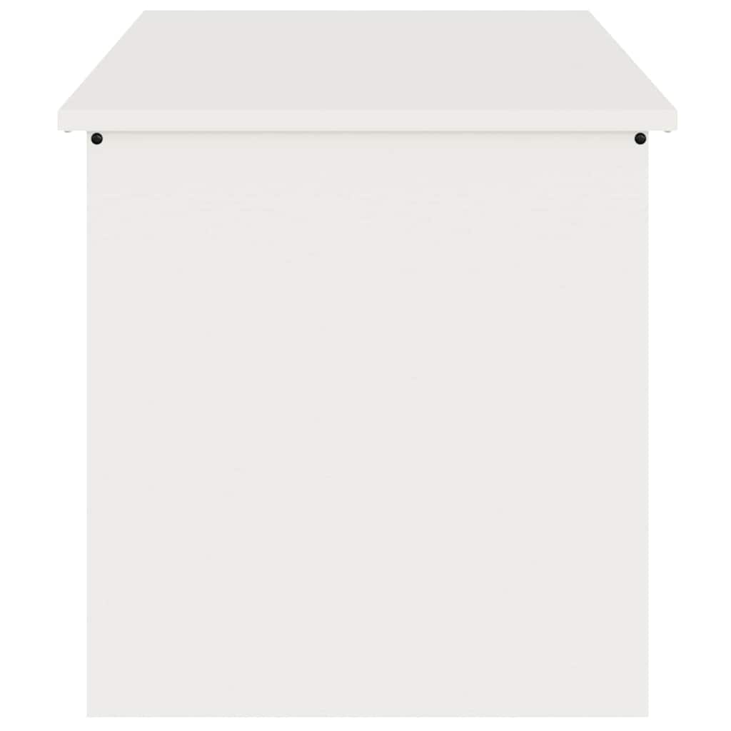 Outdoor Storage Box White 100 x 50.5 x 50 cm Steel
