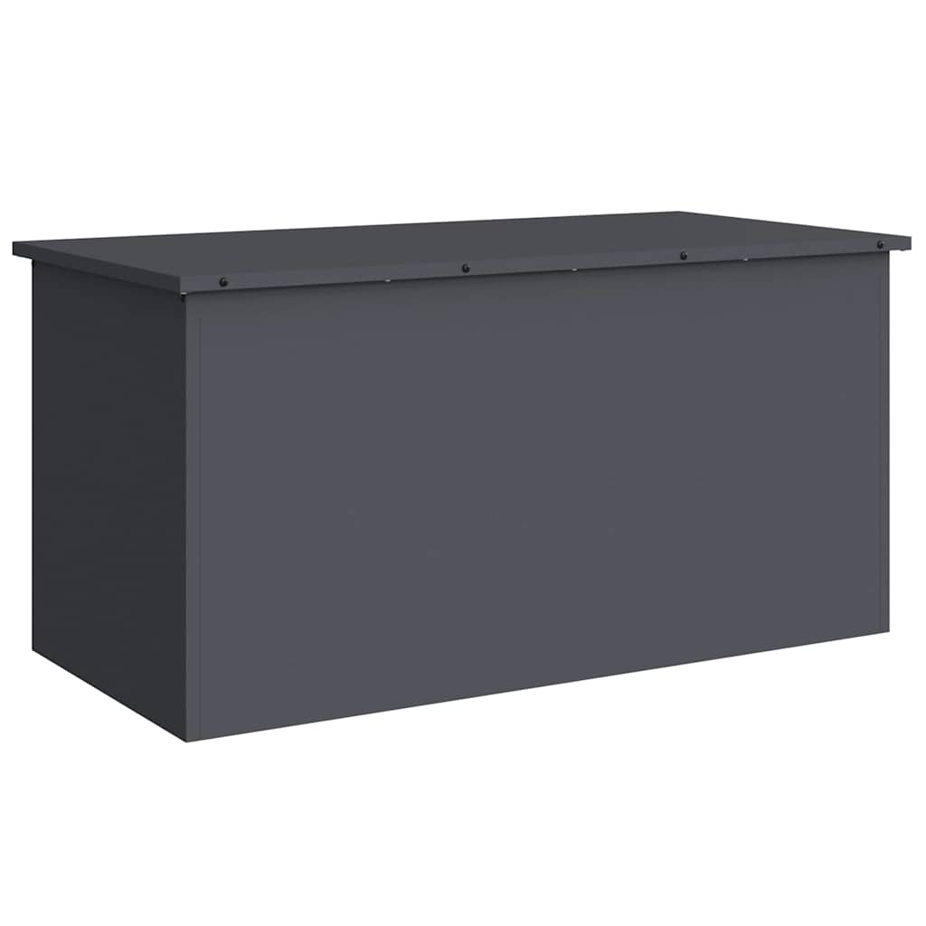 Coffre de rangement extérieur Anthracite 100 x 50,5 x 50 cm Acier