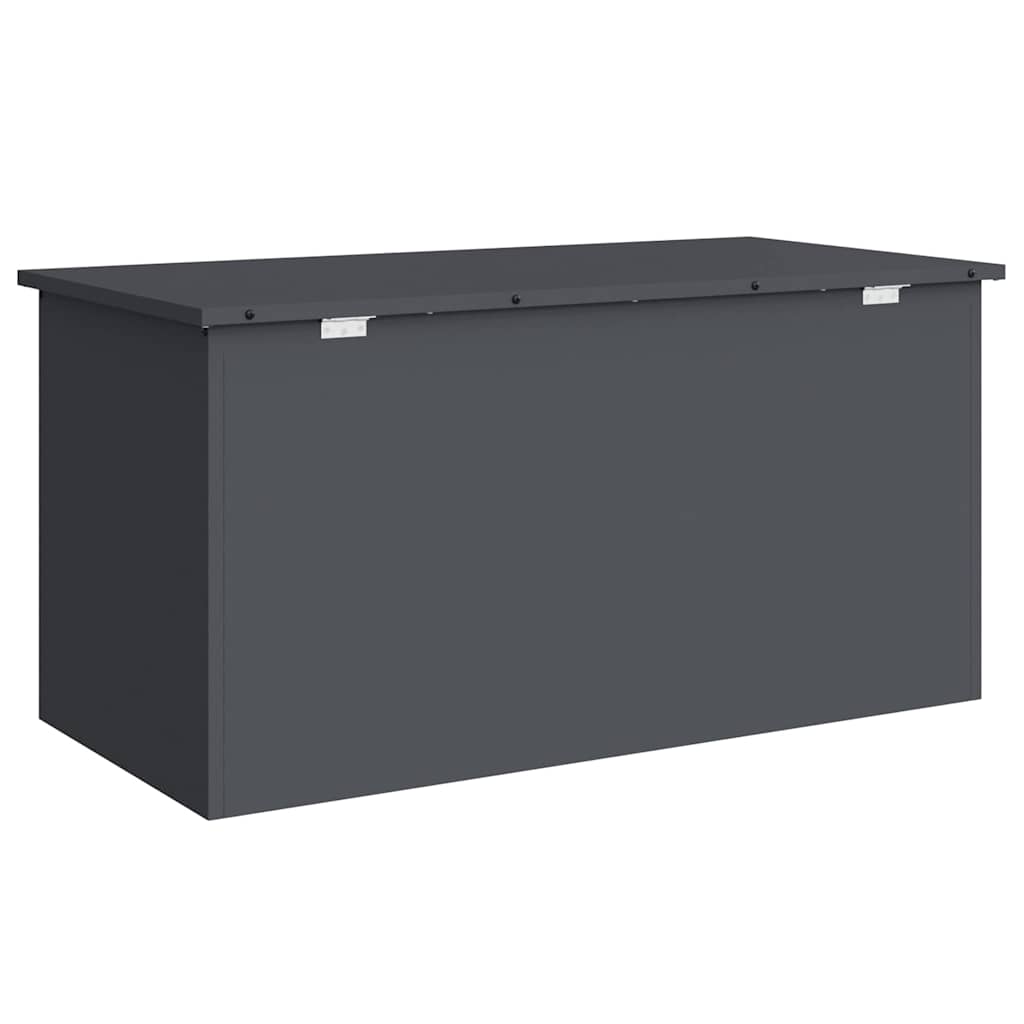 Coffre de rangement extérieur Anthracite 100 x 50,5 x 50 cm Acier