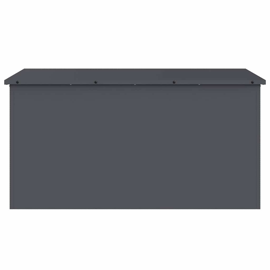 Coffre de rangement extérieur Anthracite 100 x 50,5 x 50 cm Acier