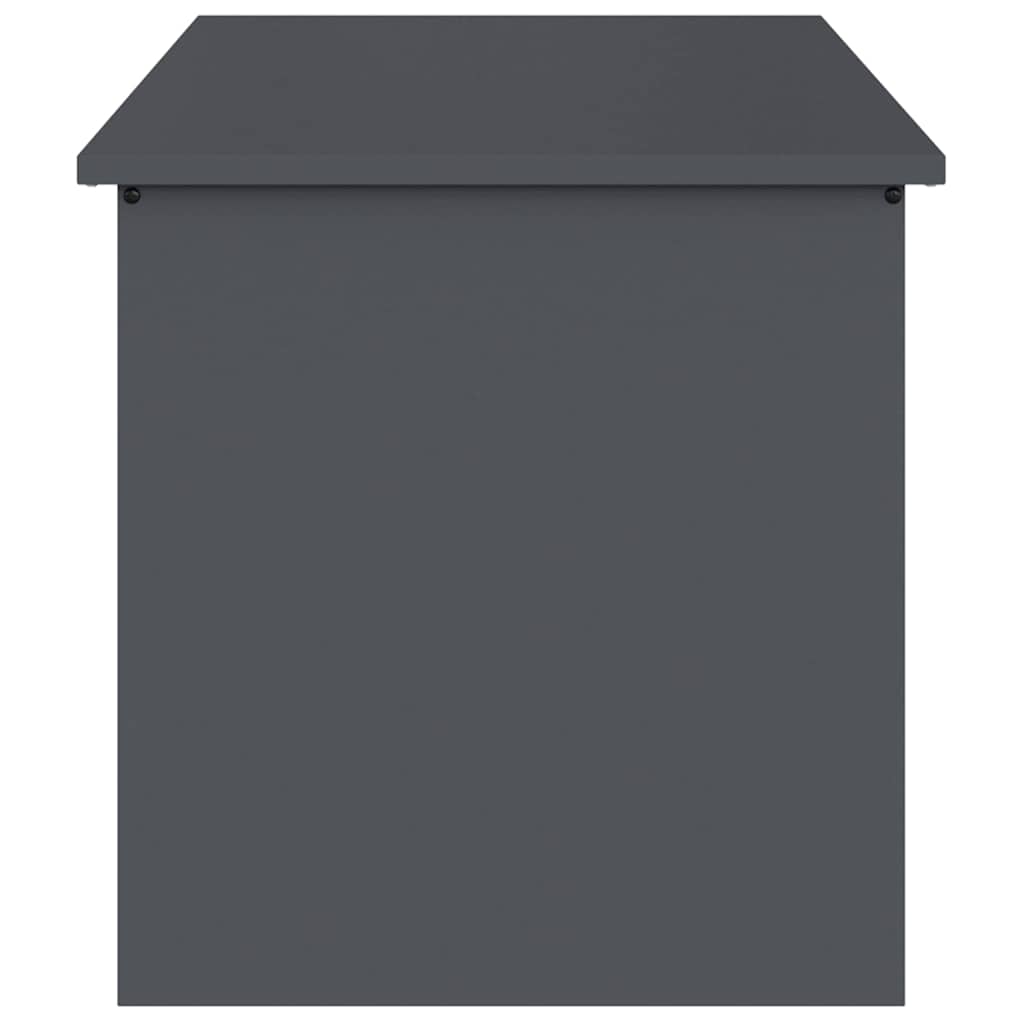 Coffre de rangement extérieur Anthracite 100 x 50,5 x 50 cm Acier