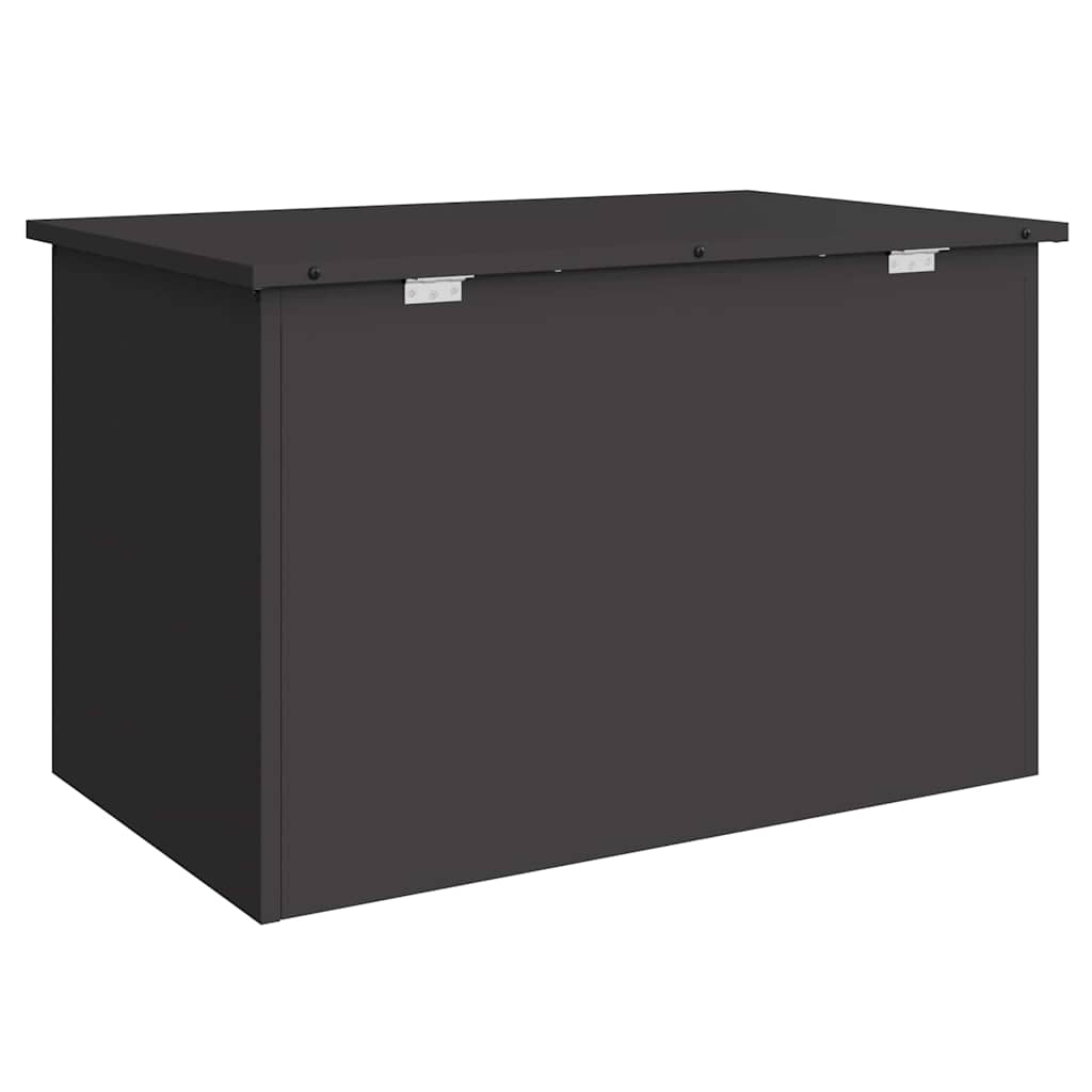 Outdoor Storage Box Black 80 x 50.5 x 50 cm Steel