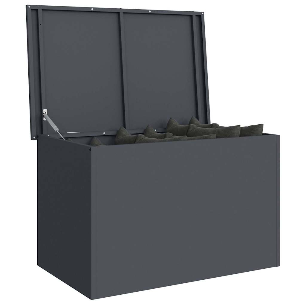 Außenlagerbox Anthrazit 80 x 50,5 x 50 cm Stahl