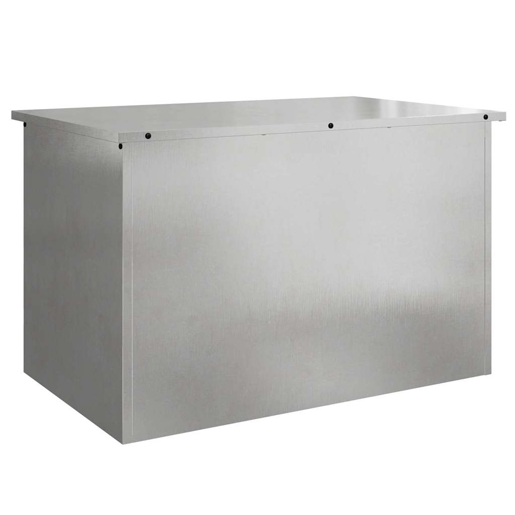 Außenlagerbox Silber 80 x 50,5 x 50 cm Stahl