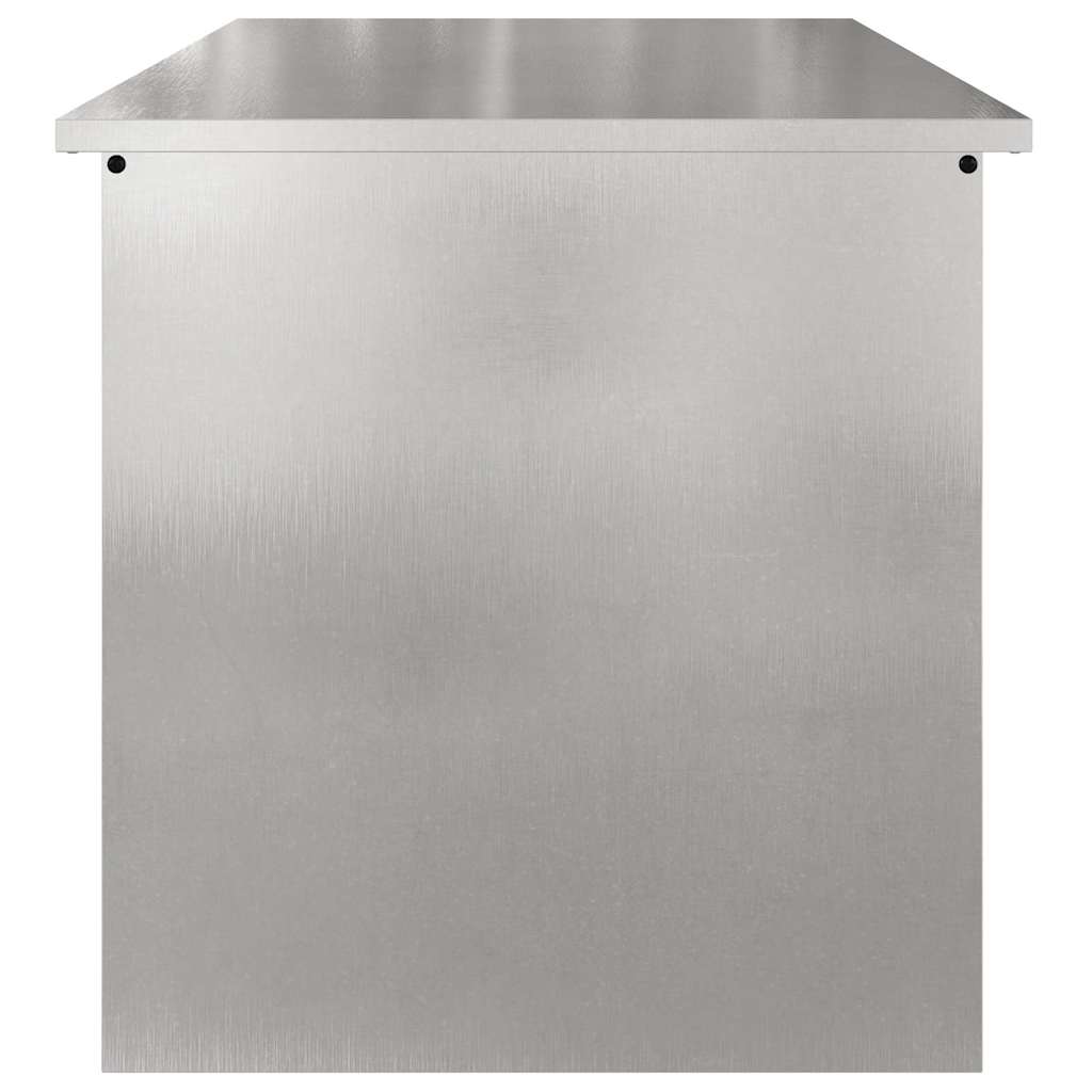 Außenlagerbox Silber 80 x 50,5 x 50 cm Stahl
