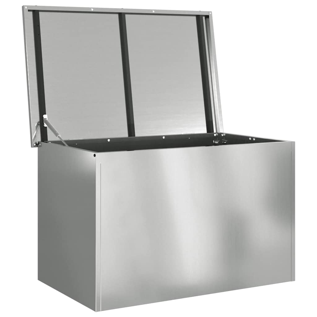 Außenlagerbox Silber 80 x 50,5 x 50 cm Stahl