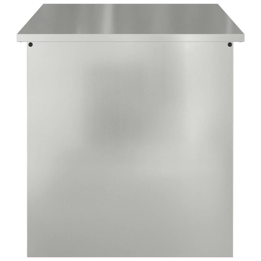 Außenlagerbox Silber 80 x 50,5 x 50 cm Stahl