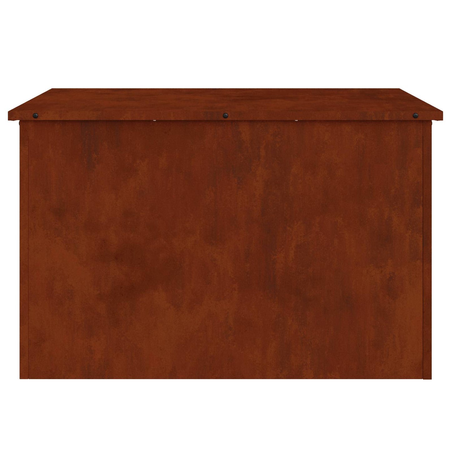 Outdoor Storage Box Rusty 80 x 50.5 x 50 cm Steel