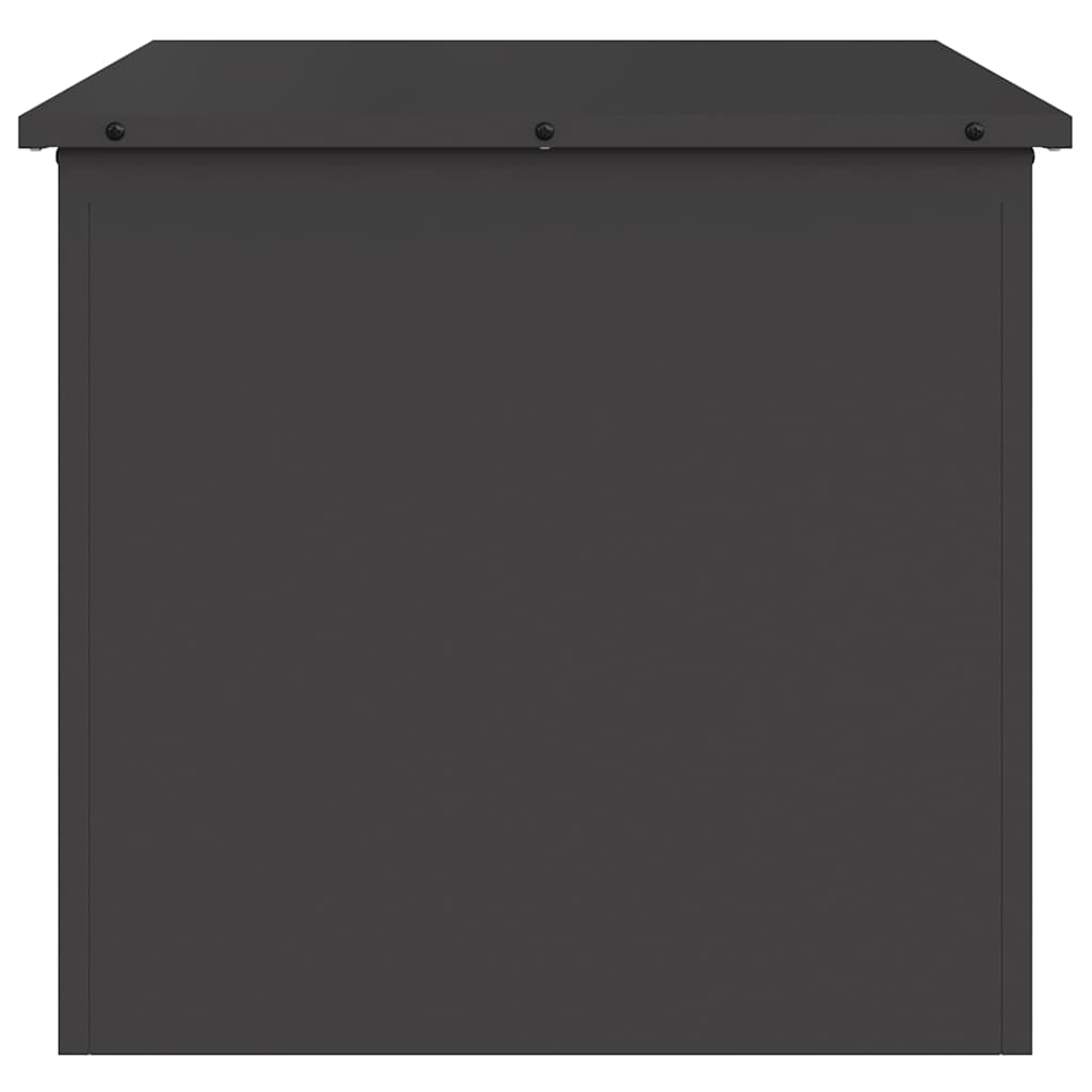 Outdoor Storage Box Black 55 x 50.5 x 50 cm Steel