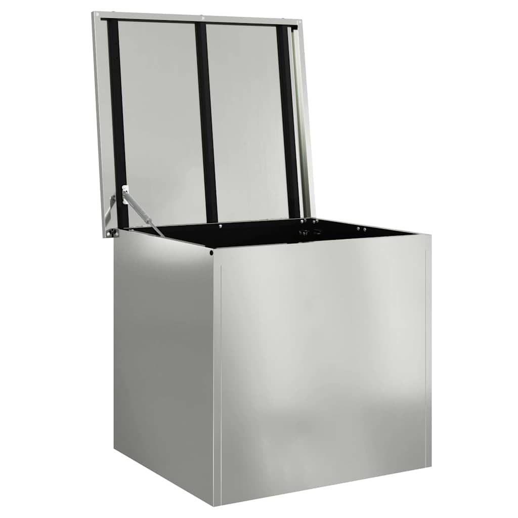 Außenlagerbox Silber 55 x 50,5 x 50 cm Stahl