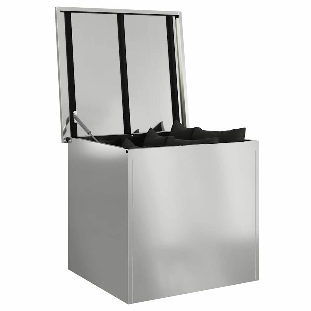 Außenlagerbox Silber 55 x 50,5 x 50 cm Stahl