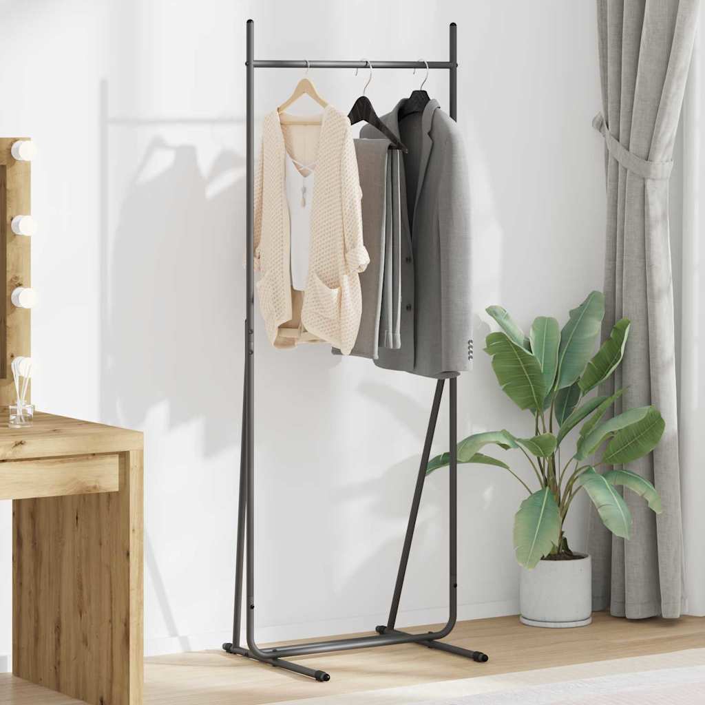 Garment Rack Black 62 x 48 x 158 cm Steel