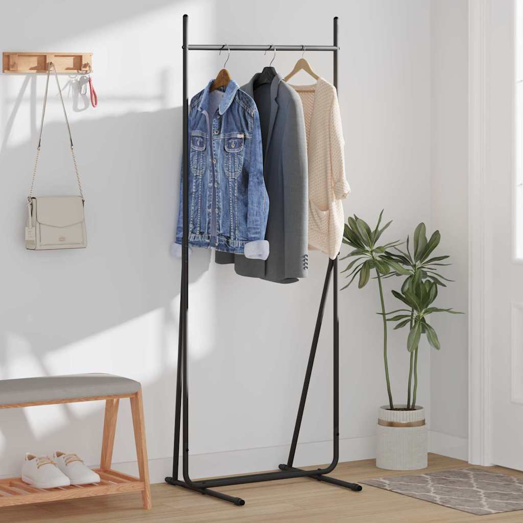 Garment Rack Black 62 x 48 x 158 cm Steel