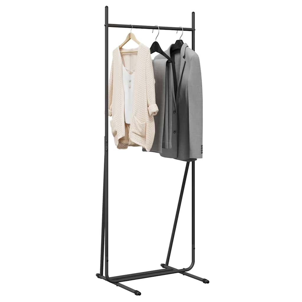 Garment Rack Black 62 x 48 x 158 cm Steel