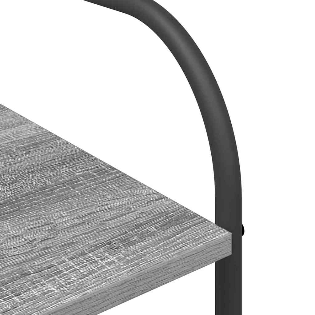 Porte-vêtements avec étagère Gris 120 x 44 x 160 cm Bois reconstitué