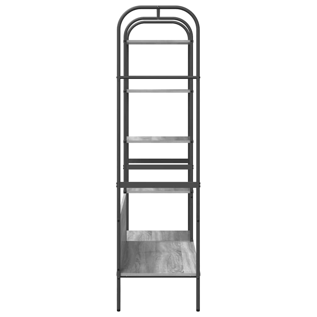 Porte-vêtements avec étagère Gris 120 x 44 x 160 cm Bois reconstitué