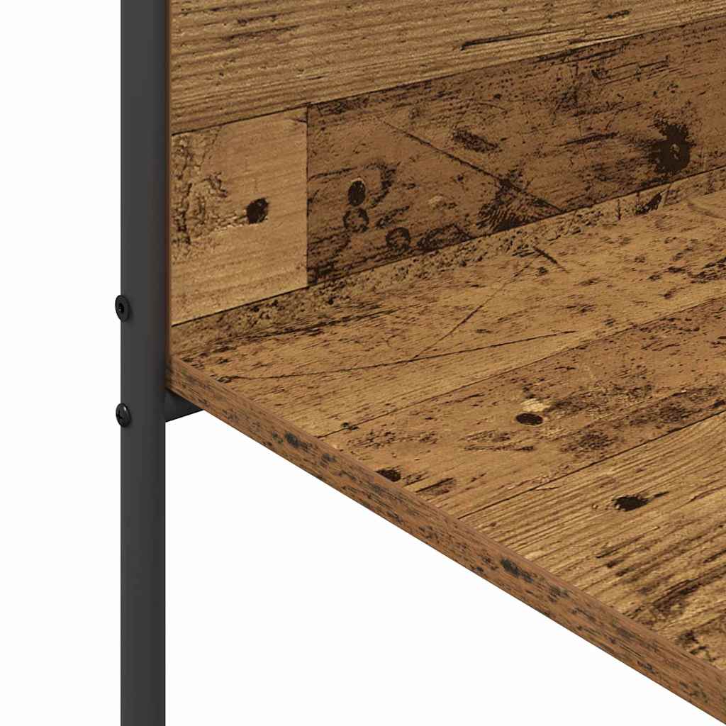 Portant avec étagère Marron 120 x 44 x 160 cm Bois d'ingénierie