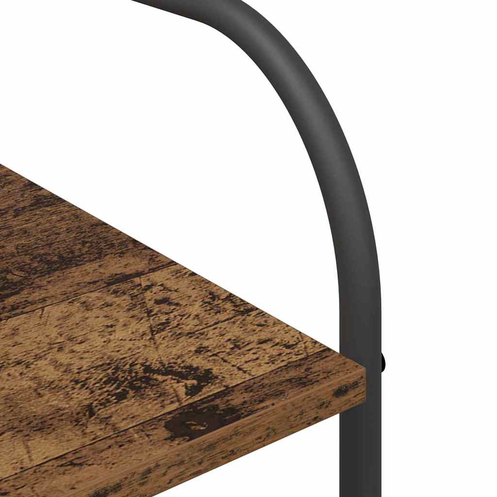 Portant avec étagère Marron 120 x 44 x 160 cm Bois d'ingénierie