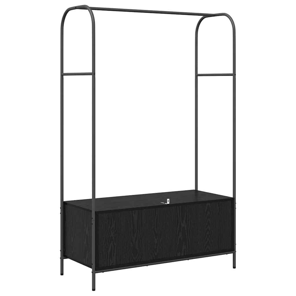 Garment Rack Black 100 x 44 x 160 cm Engineered Wood