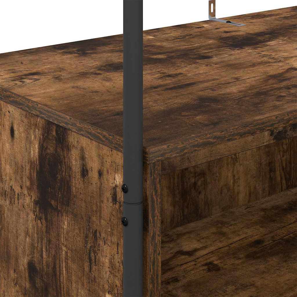 Clothes Rack Brown Oak Effect 100 x 44 x 160 cm