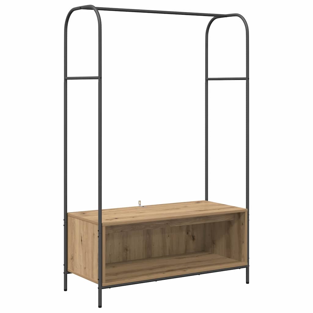 Kleiderständer Braun Eichen-Optik 100 x 44 x 160 cm