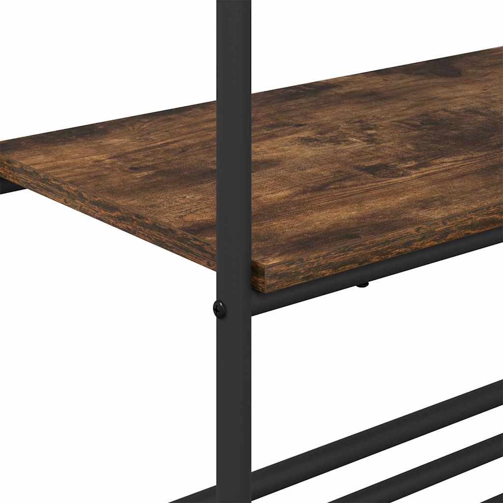 Portemanteau Chêne Fumé 60 x 30 x 171 cm Matériau à base de bois