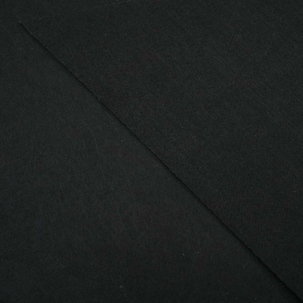 Bodenfolie für Pools Schwarz Ø 244 cm Polyester-Geotextil