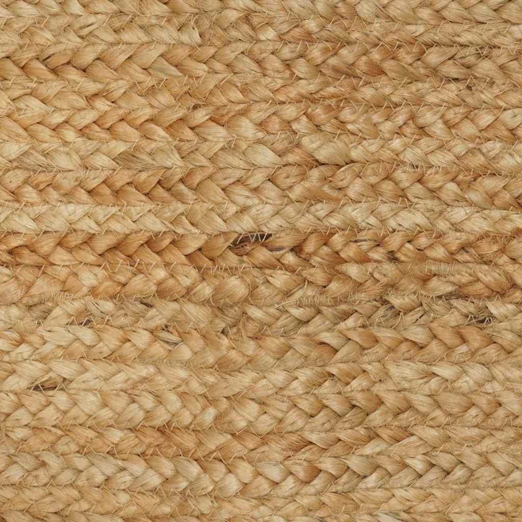 Area Rug Beige 120 x 120 cm Jute