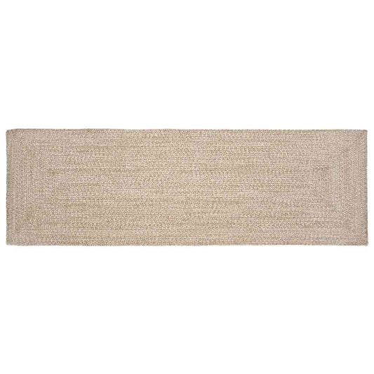 Area Rugs Natural and White 80 x 250 cm Jute