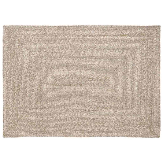 Area Rugs Natural and White 120 x 170 cm Jute