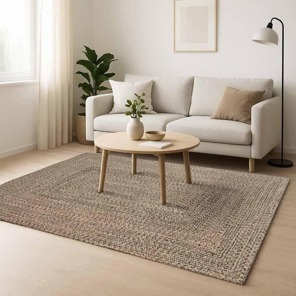 Bereichsteppiche Natürlich und Schwarz 200 x 290 cm Jute