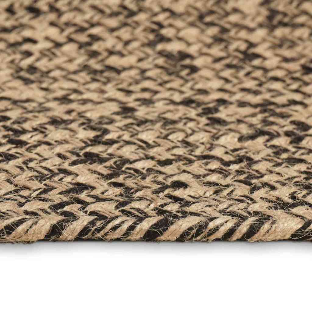 Bereichsteppiche Natürlich und Schwarz 240 x 340 cm Jute