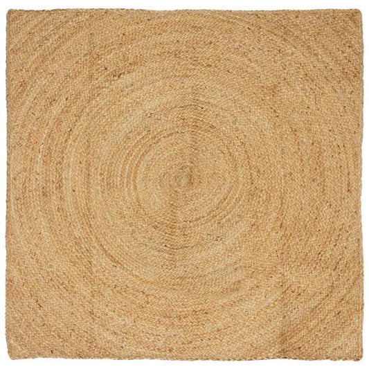 Bereichsteppiche Quadratisch Braun 120 x 120 cm Jute