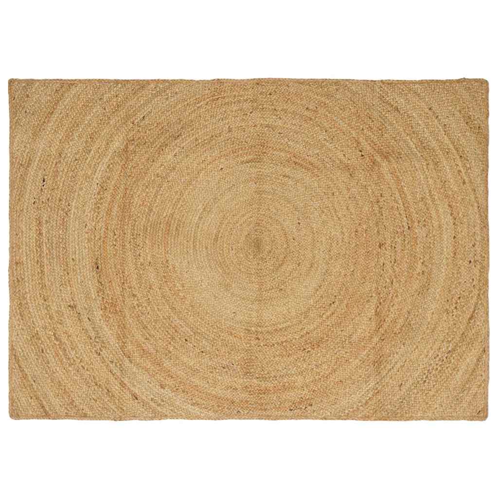 Area Rugs Rectangular Brown 120 x 170 cm Jute