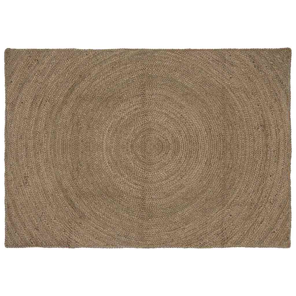Area Rugs Rectangular Grey 120 x 170 cm Jute