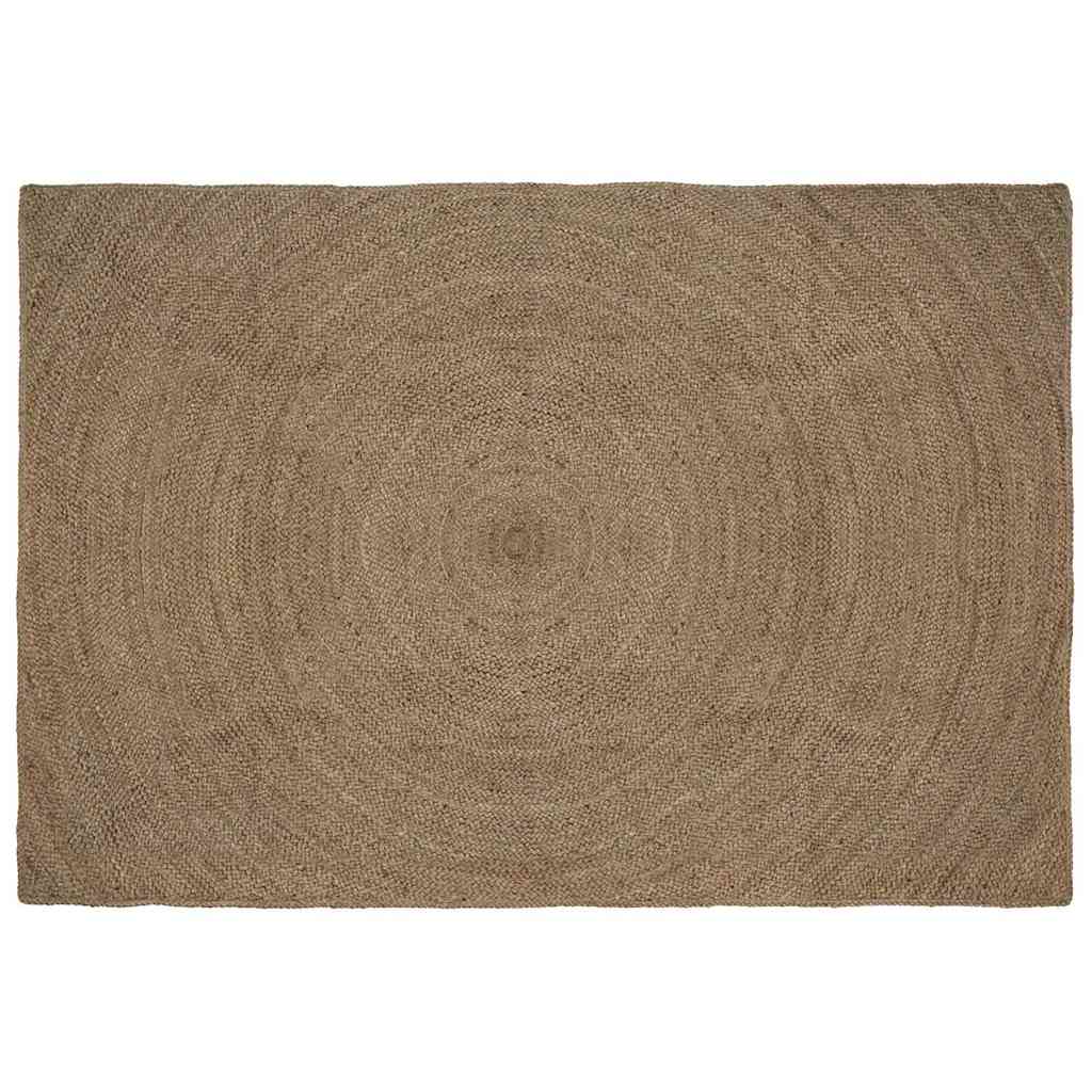 Area Rugs Rectangular Grey 160 x 230 cm Jute