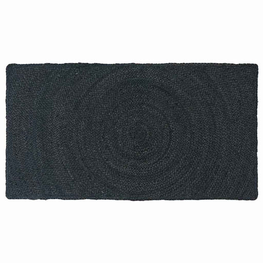 Bereichsteppiche Rechtwinklig Dunkelgrau 60 x 110 cm Jute