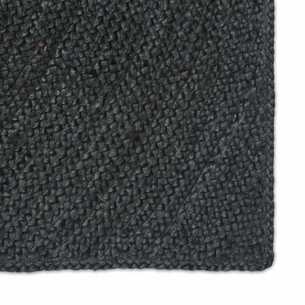 Area Rugs Rectangular Dark Grey 60 x 200 cm Jute