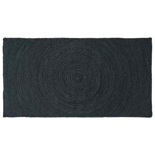 Bereichsteppiche Rechtwinklig Dunkelgrau 80 x 150 cm Jute