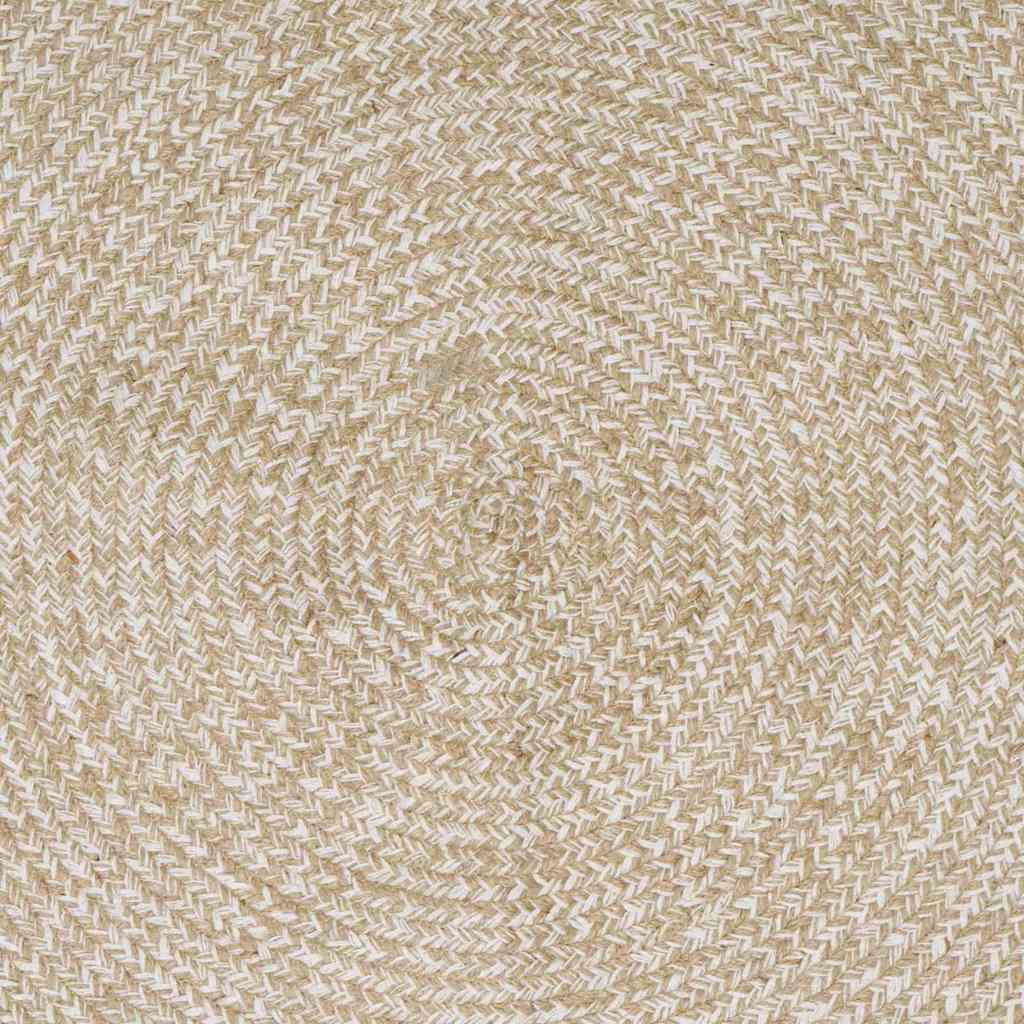 Area Rugs Natural and White 60 x 250 cm Jute