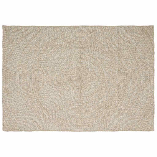 Bereichsteppiche Natürlich und Weiß 160 x 230 cm Jute