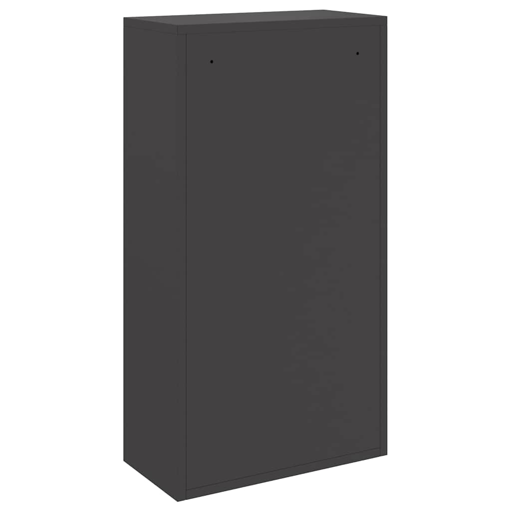 Paketdropbox Schwarz 44x22x82 cm Stahl