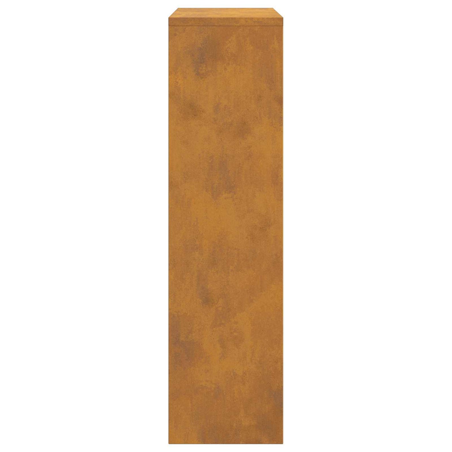 Boîte de dépôt de colis avec porte Rouille 44 x 22 x 82 cm Acier résistant aux intempéries
