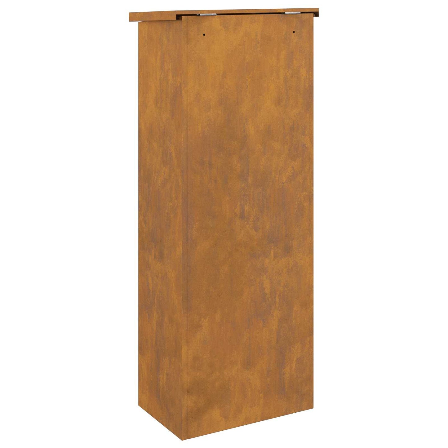 Parcel drop box Rusty 44.5 x 29 x 110.5 cm Weatherproof steel