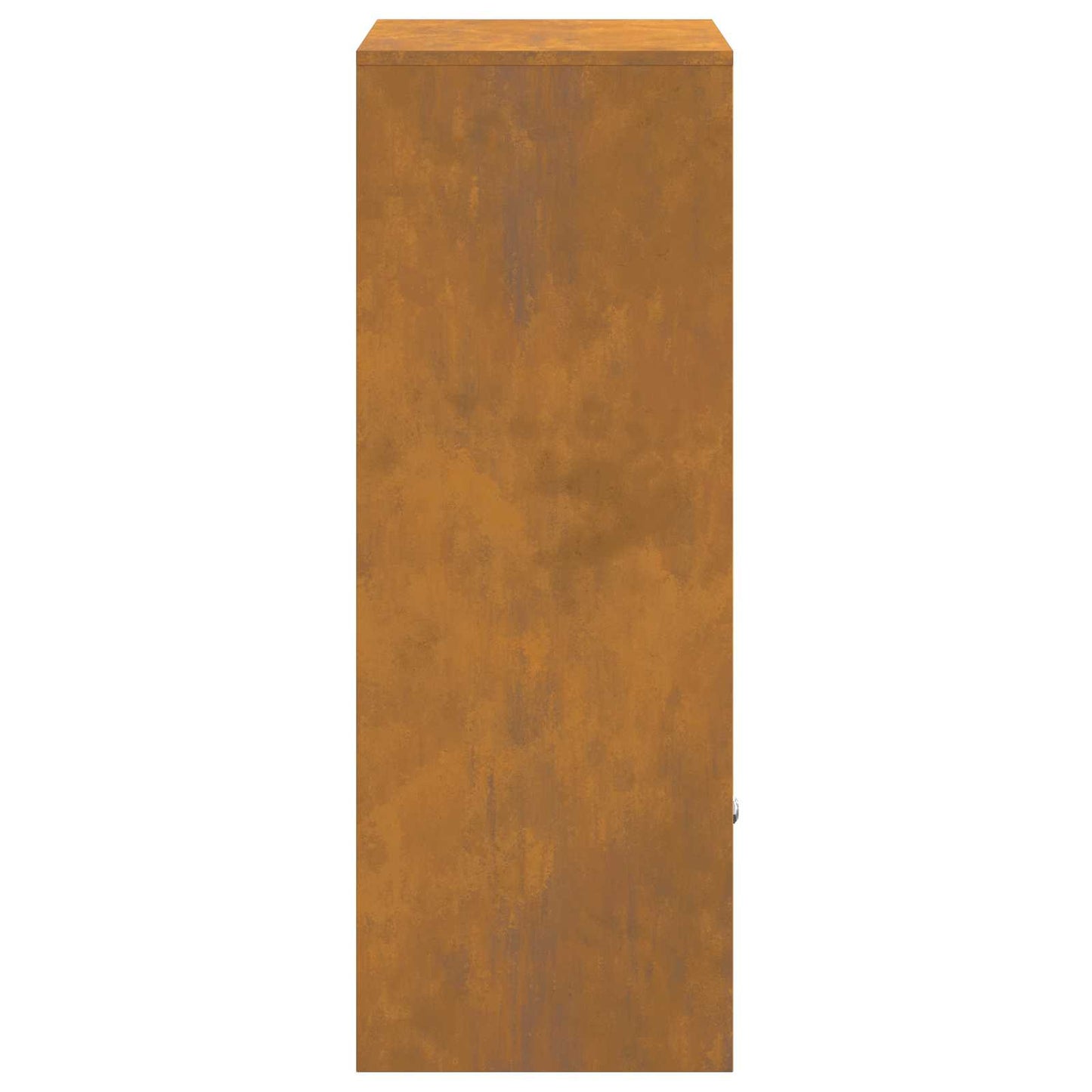 Paketdrop-Box mit Tür Rostig 41 x 38 x 103 cm Wetterfeststahl
