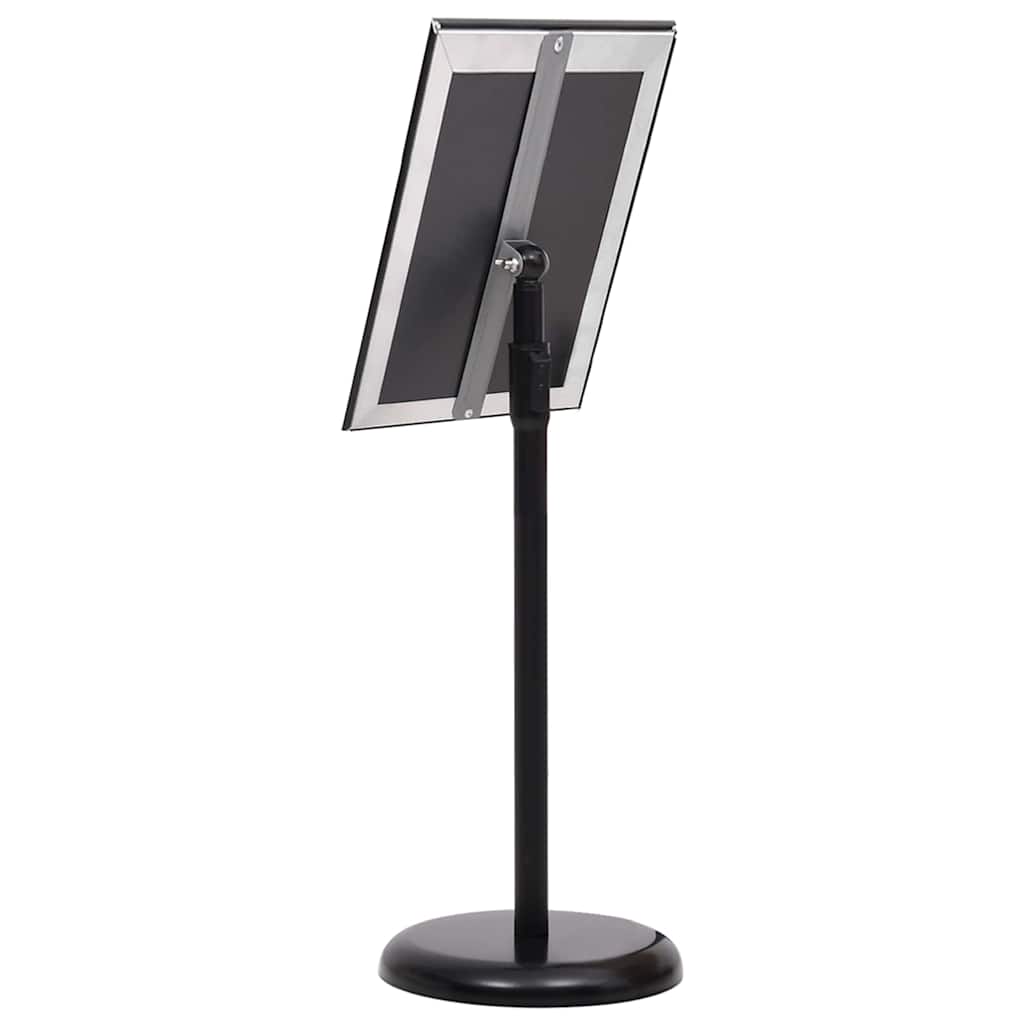 Plakatständer 2 pcs Schwarz 32,7 x 24 x 108 cm Aluminium