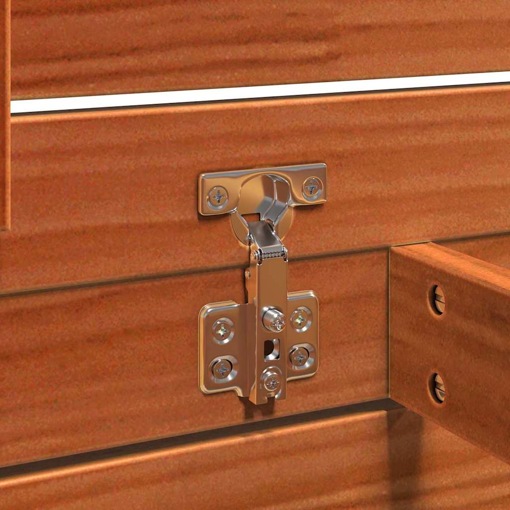 Aufbewahrungsbox Wachsbraun 101 x 50,5 x 46,5 cm Holzwerkstoff