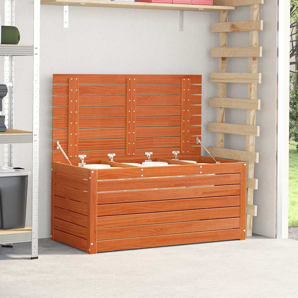 Aufbewahrungsbox Wachsbraun 101 x 50,5 x 46,5 cm Holzwerkstoff