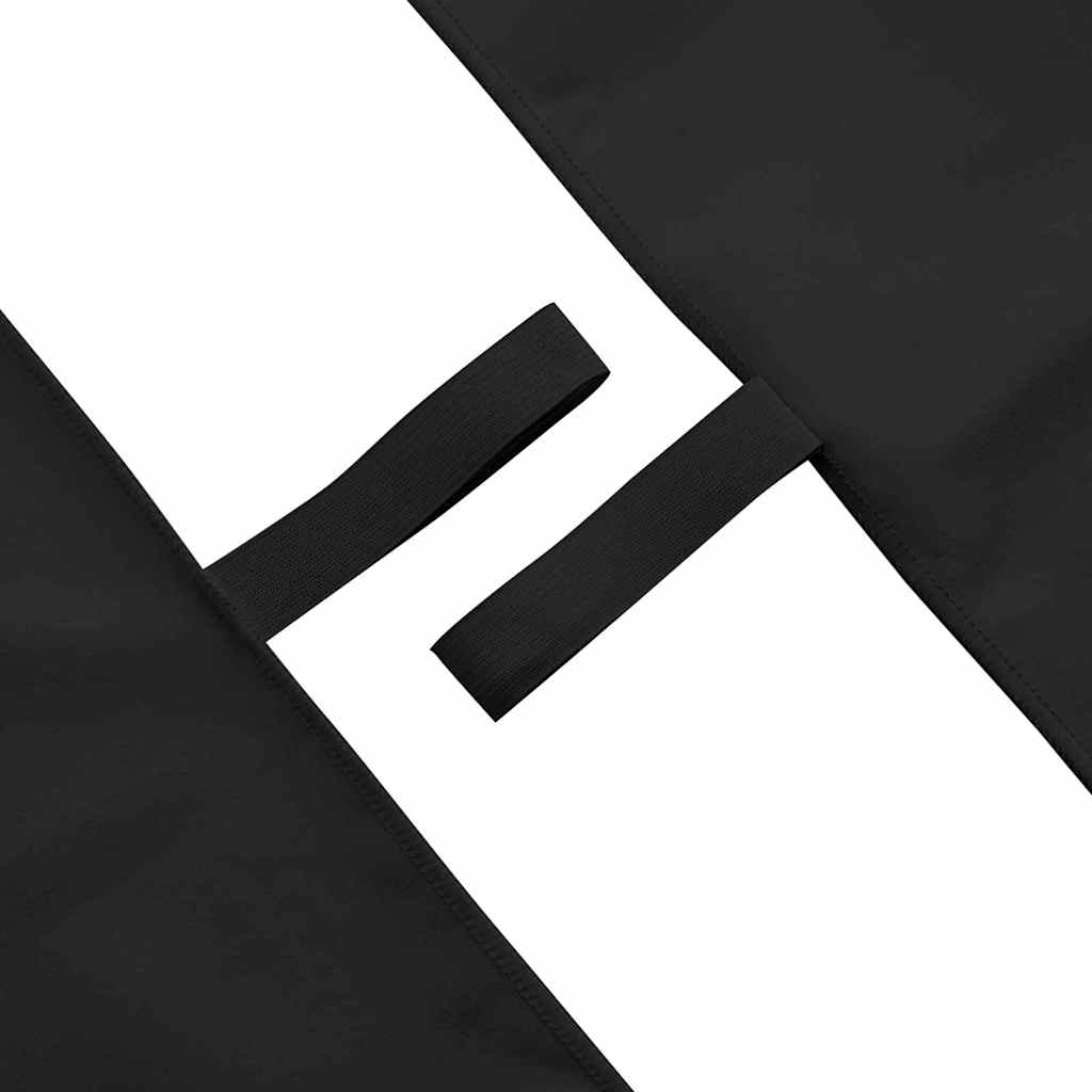 Sporthandtücher 2 pcs Schwarz 200 x 100 cm